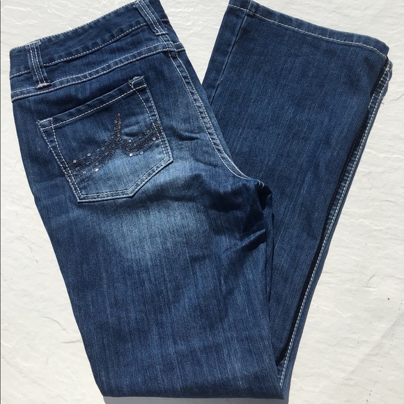 INC Denim Women's Regular Fit Bootleg Jeans - 10 - Picture 5 of 8